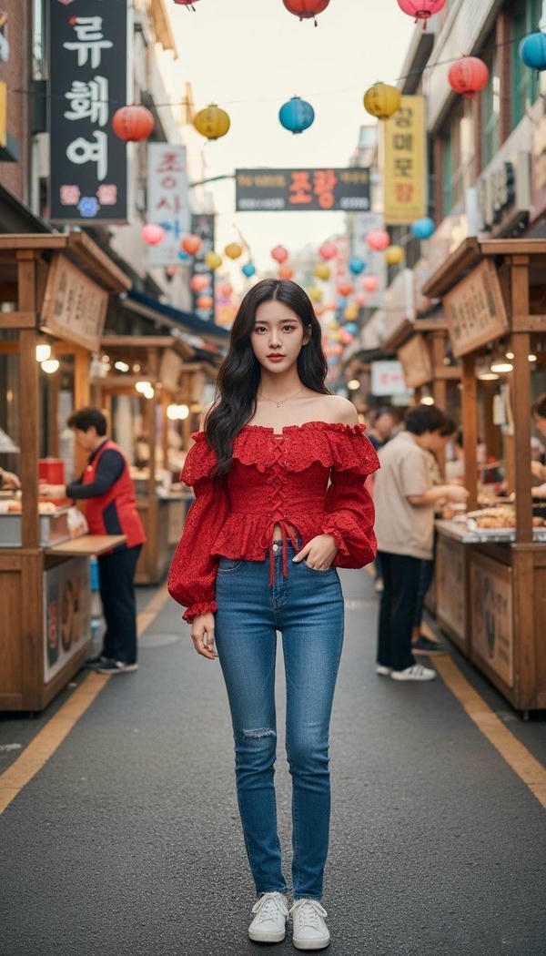Cô gái đáng yêu giữa phố
