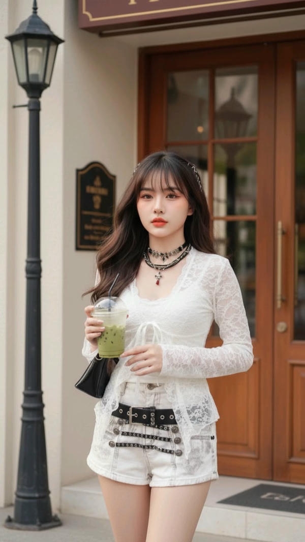 Người mẫu châu Á rất cuốn hút.