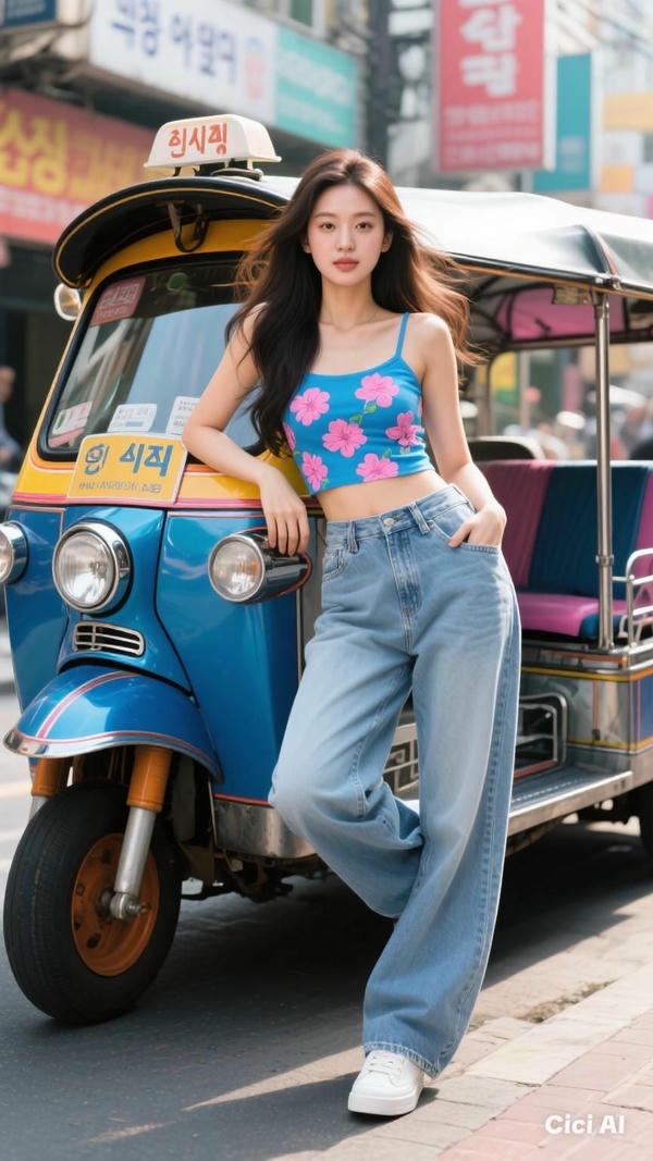 Vẻ dễ thương làm phố vui