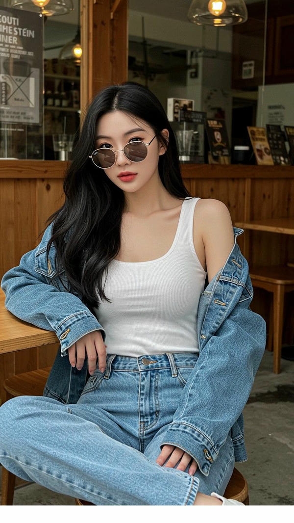 Vẻ đẹp thanh lịch, duyên dáng.