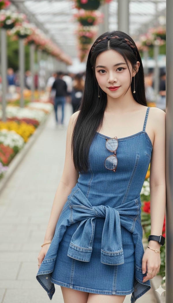 Vẻ đẹp trẻ trung giữa phố