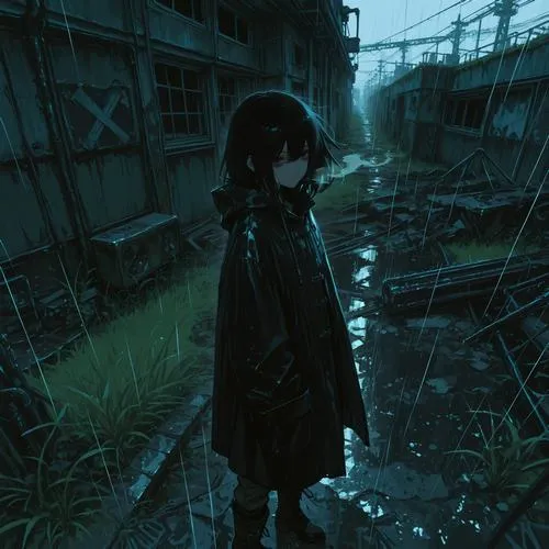 Avatar dễ thương anime nhấn ánh mắt rũ lặng thinh