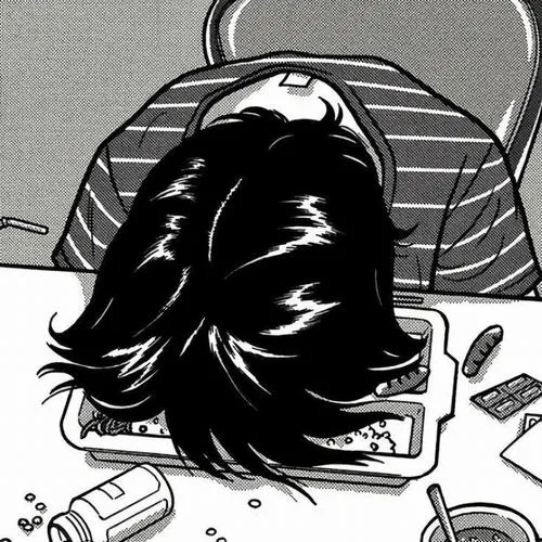 Ảnh avatar buồn anime với ánh nhìn trống rỗng và cảm xúc lặng