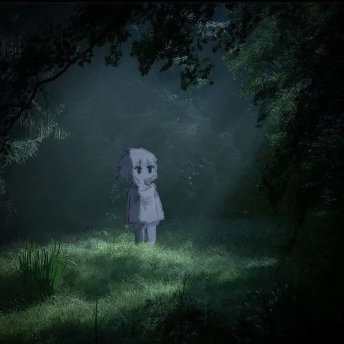 Ảnh đại diện cute anime mang buồn trong im lặng
