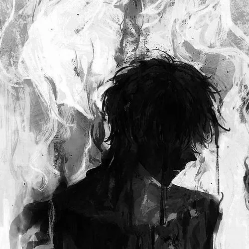 Ảnh đại diện anime nam buồn tối giản nhưng chạm cảm xúc
