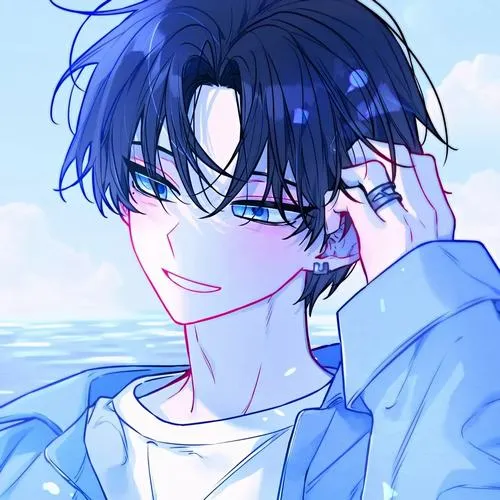 Avatar hoạt hình nam cute với đường nét bo tròn mềm mại
