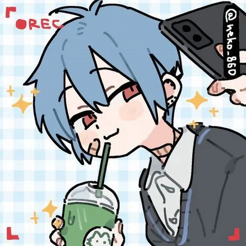 Avatar pastel anime nam với màu sắc sáng dịu