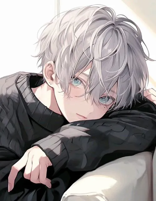Ảnh đại diện anime nam có nụ cười mỉm ngại ngùng