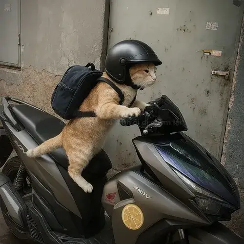 Hình avatar mèo hài hước thể hiện dìm hàng rất duyên