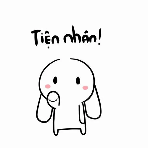 Ảnh đại diện thỏ bảy màu minh họa giải trí trẻ trung