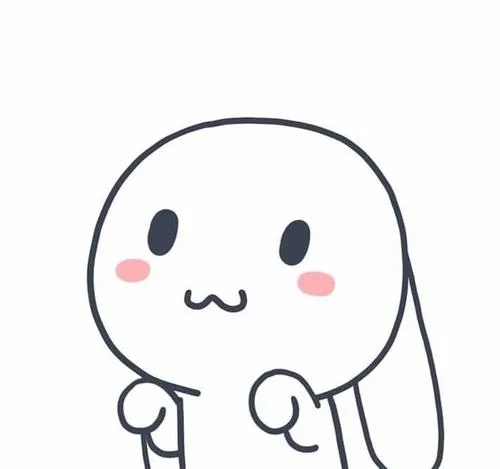 Hình avt cute thỏ bảy màu biểu cảm gương mặt sinh động