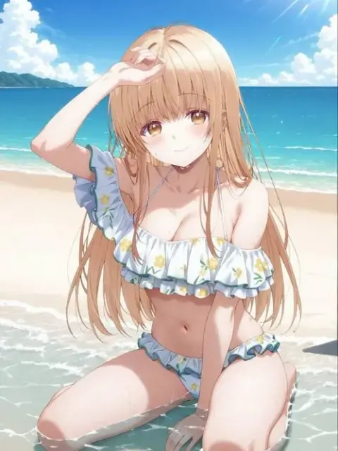 Vẻ gợi cảm của 60+ Ảnh Gái Xinh Anime Mặc Bikini Sexy nhìn là khó rời mắt