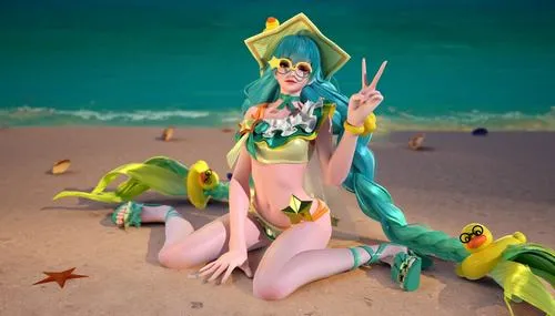 anh gai xinh cosplay bikini sexy 30