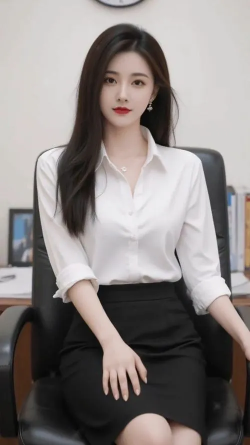 Váy chữ A đen tôn dáng đứng thanh thoát