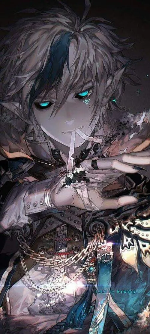 85 Hình Ảnh Ác Quỷ Nam Anime Ngầu phong cách lạnh lùng tông màu đỏ đen bí ẩn