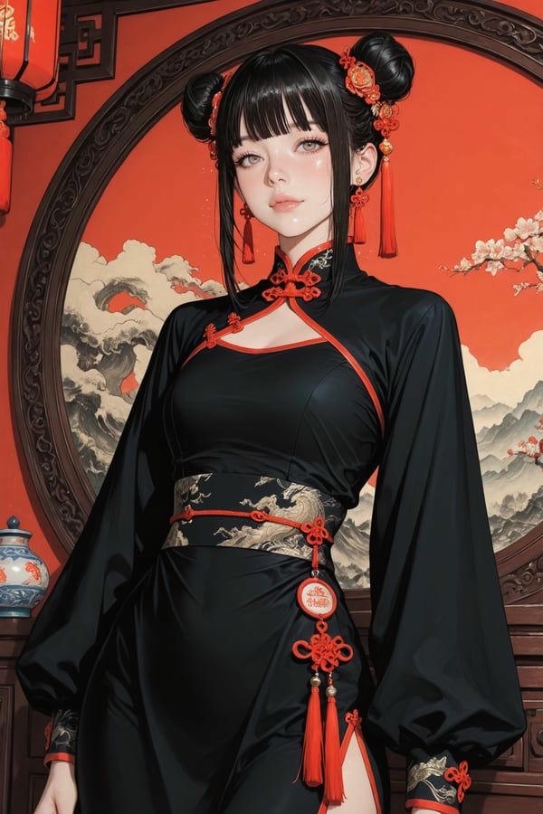 “Hình ảnh cổ trang đầy cảm xúc.”