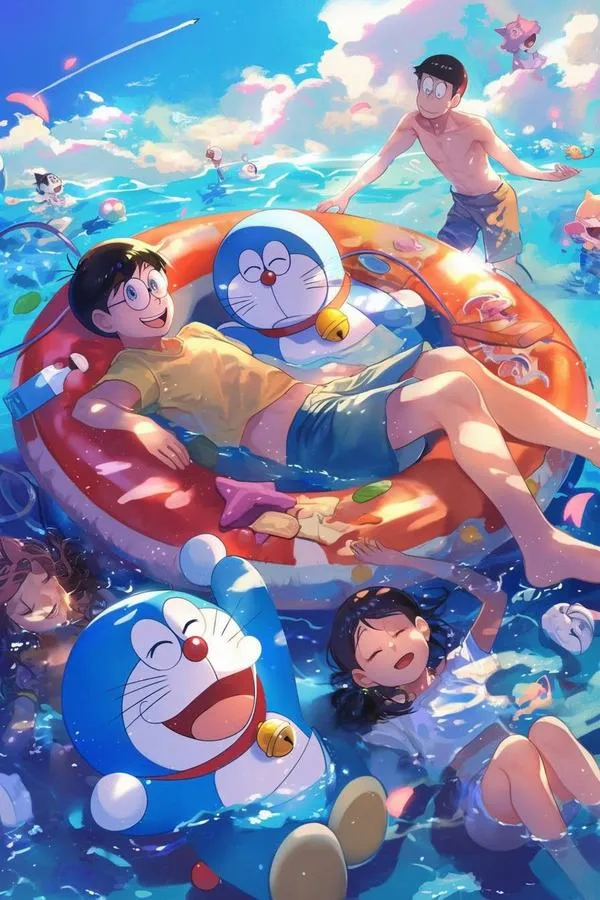 hinh anh doraemon va cac ban 30