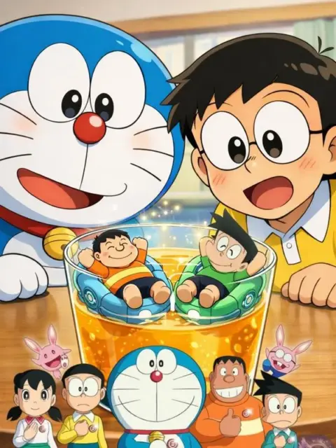 Bộ 56 Hình Ảnh Doraemon và Các Bạn tươi sáng đường viền mịn nhìn rõ từng chi tiết
