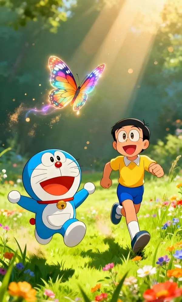 hinh anh doraemon va cac ban 45