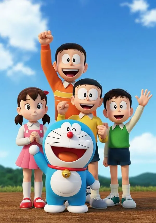 hinh anh doraemon va cac ban 52