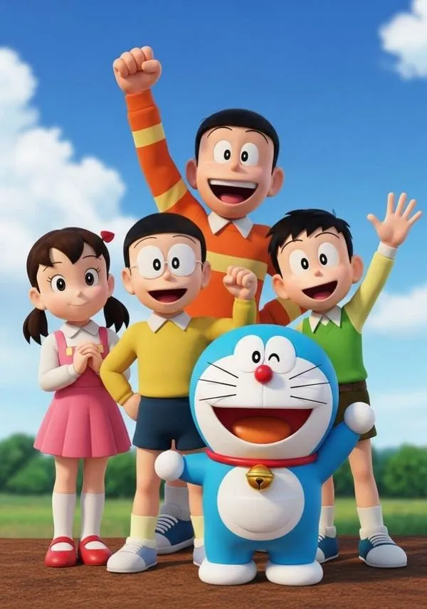 hinh anh doraemon va cac ban 53