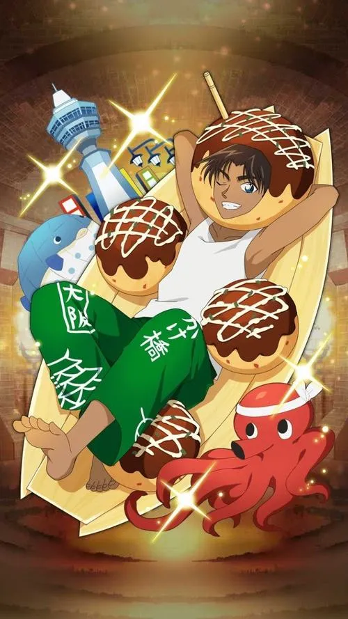 hinh-anh-hattori-heiji-ngau-40 Ảnh đẹp phong cách lễ hội, Hattori xuất hiện trong khung vui nhộn, màu ấm làm nổi cá tính Kansai.