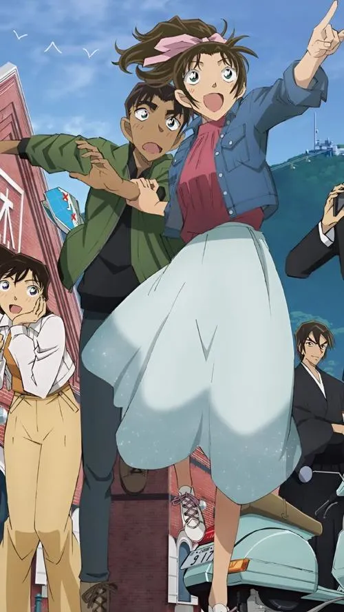 hinh-anh-hattori-heiji-ngau-46 Ảnh bìa Heiji mặc đồ truyền thống cùng Kazuha, cử chỉ phóng khoáng, thể hiện chất Kansai rõ ràng và khác biệt.