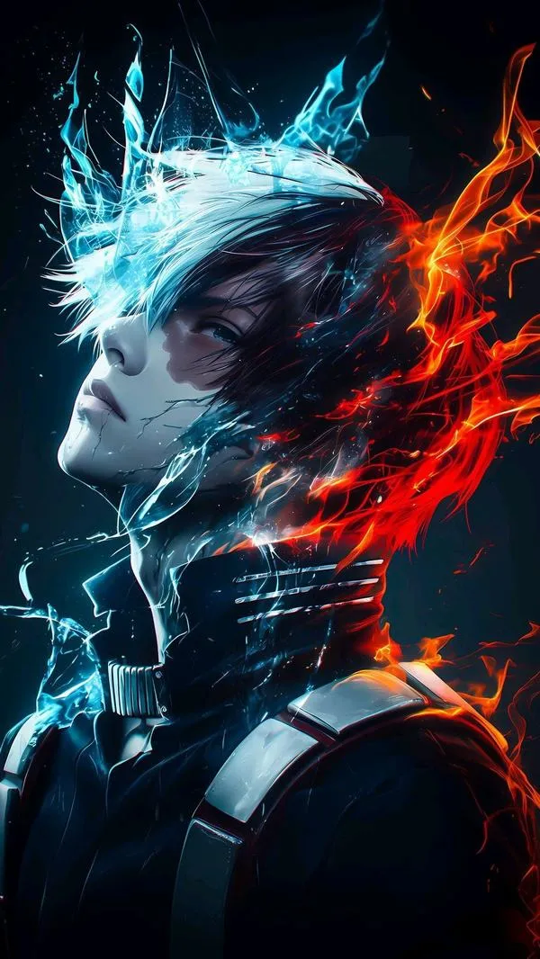 Ảnh Shoto nhắc All Might qua bối cảnh biểu ngữ, tinh thần anh hùng lan trong khung hình.