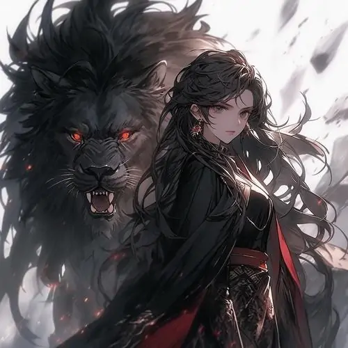 Ở góc bàn học ngập nắng, cô bé anime chibi chống cằm nhìn chậu xương rồng, áo sơ mi rộng và bút màu vương vãi làm tranh vẽ cung hoàng đạo Sư Tử phong cách Nhật thêm gần gũi