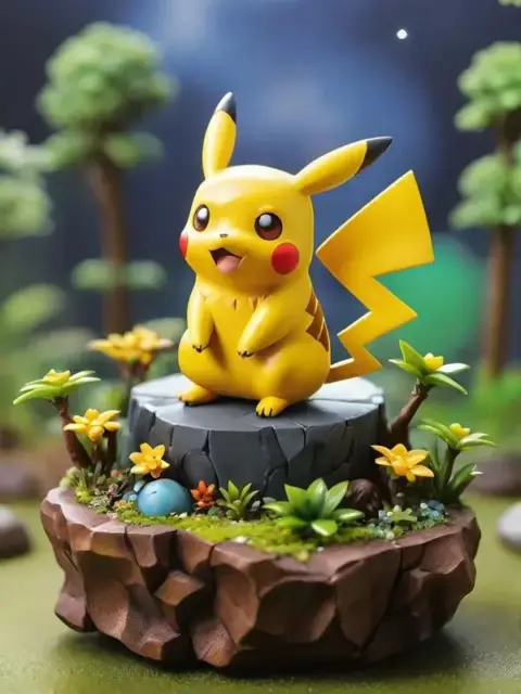 36 Hình Nền Pikachu 3D đẹp với biểu cảm lắc tai chu môi lườm yêu cực dễ cưng