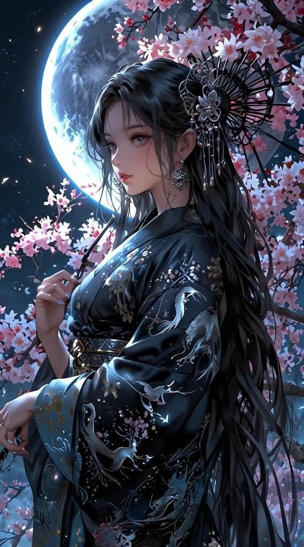 “Nữ anime cổ trang thật nổi bật.”