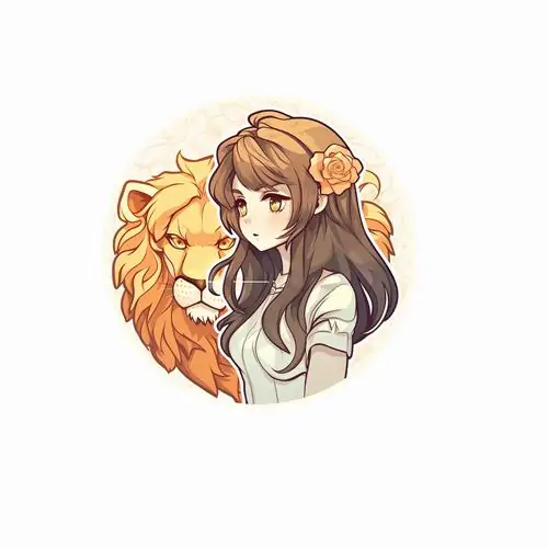 Cô gái chibi đứng giữa tiệm hoa khô, mân mê sợi dây buộc bó lavender và nhìn bảng giá rất lâu, biểu cảm phân vân làm hình đại diện Sư Tử nữ dễ thương thêm thật