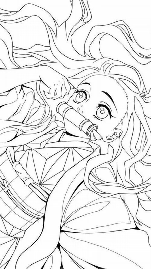 tranh to mau Kimetsu no Yaiba de to 16
