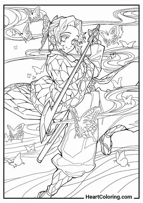 tranh to mau Kimetsu no Yaiba de to 24