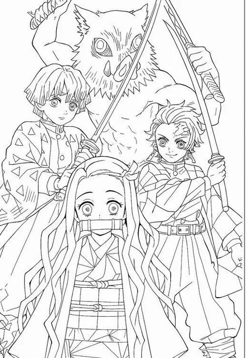 tranh to mau Kimetsu no Yaiba de to 25