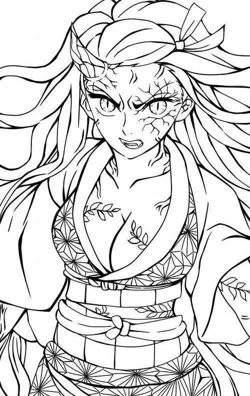tranh to mau Kimetsu no Yaiba de to 26