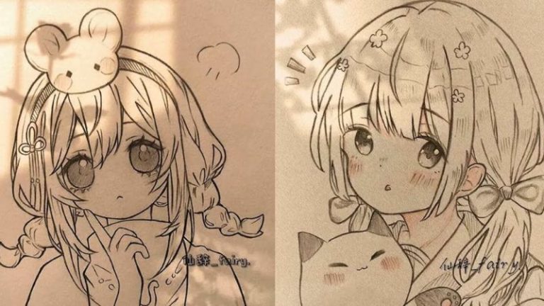 Hướng Dẫn 20+ Vẽ Anime Nữ Đơn Giản Mà Đẹp – Cách Vẽ Nhân Vật Anime Dành Cho Người Mới